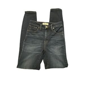 MADEWELL denim jeans 24 curvy high rise skinny